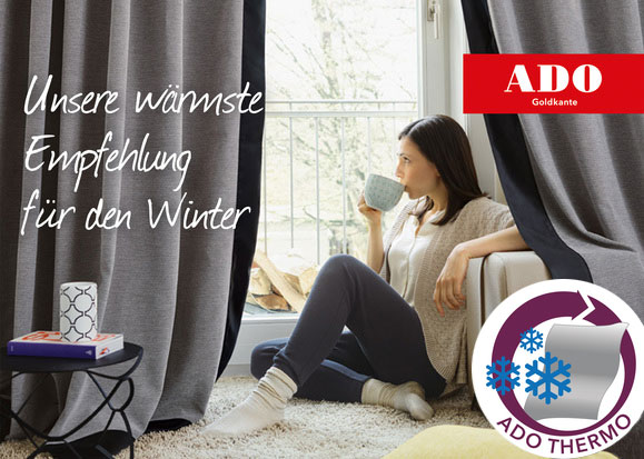 Ado Thermo-Kollektion - Vorhänge als Kälteschutz